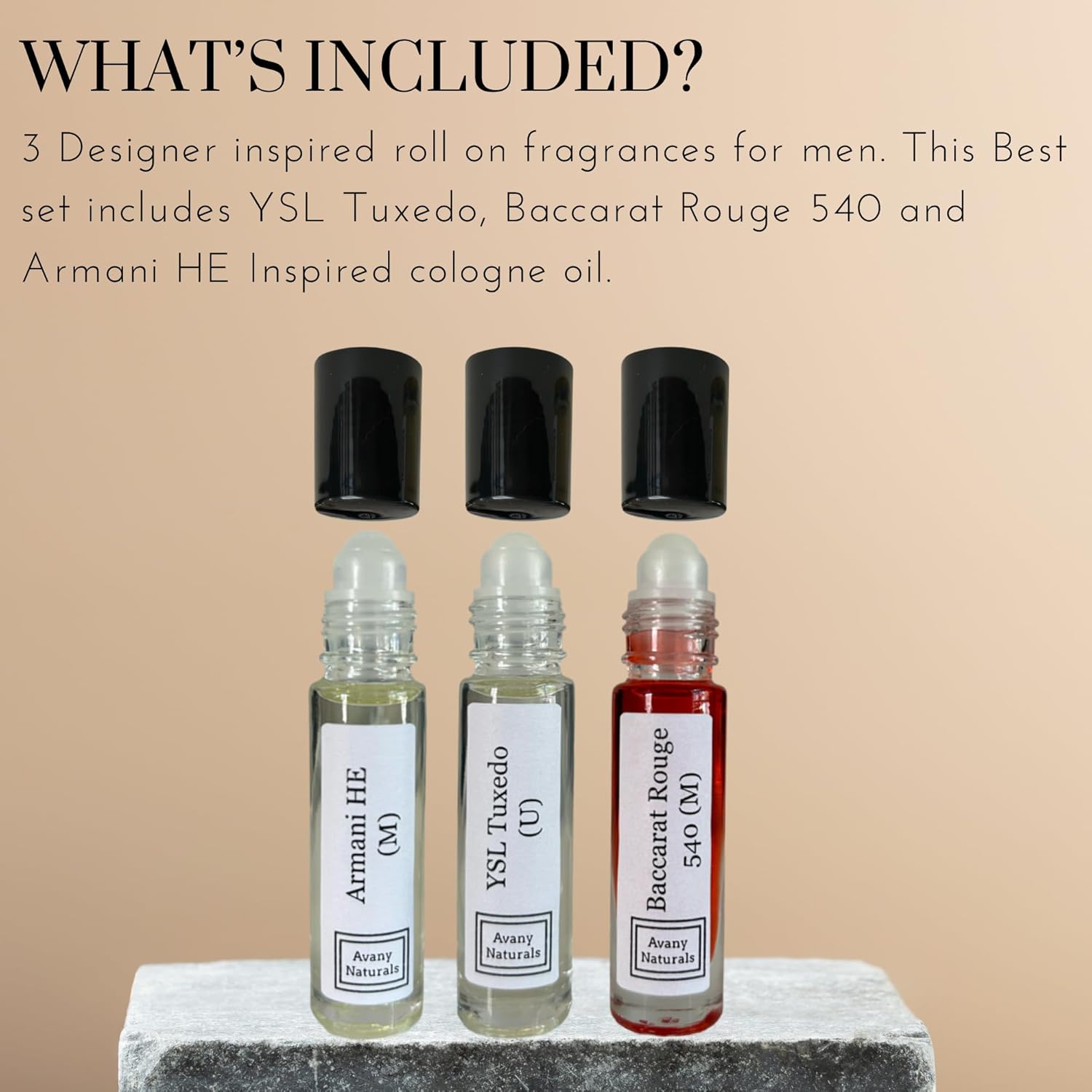 Fragrance Sample Set For Men - Mens Roll On Body Oil, Long Lasting Cologne Inspired For Man, Portable Travel Size Bottle, Type Replicant Fragrances, Perfume Sampler Gift (Best Set)
