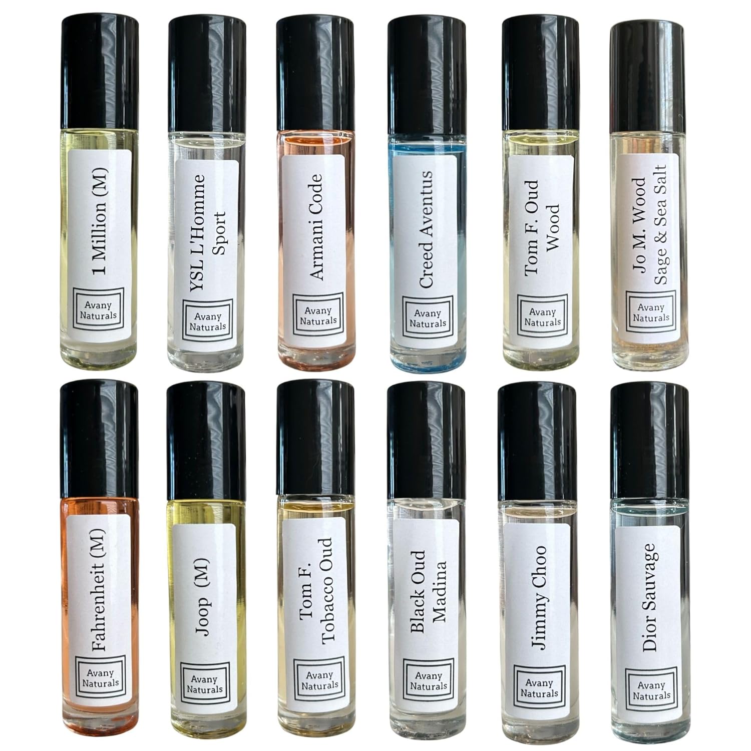 Fragrance Sample Set For Men - Mens Roll On Body Oil, Long Lasting Cologne Inspired For Man, Portable Travel Size Bottle, Type Replicant Fragrances, Perfume Sampler Gift (Best Set)