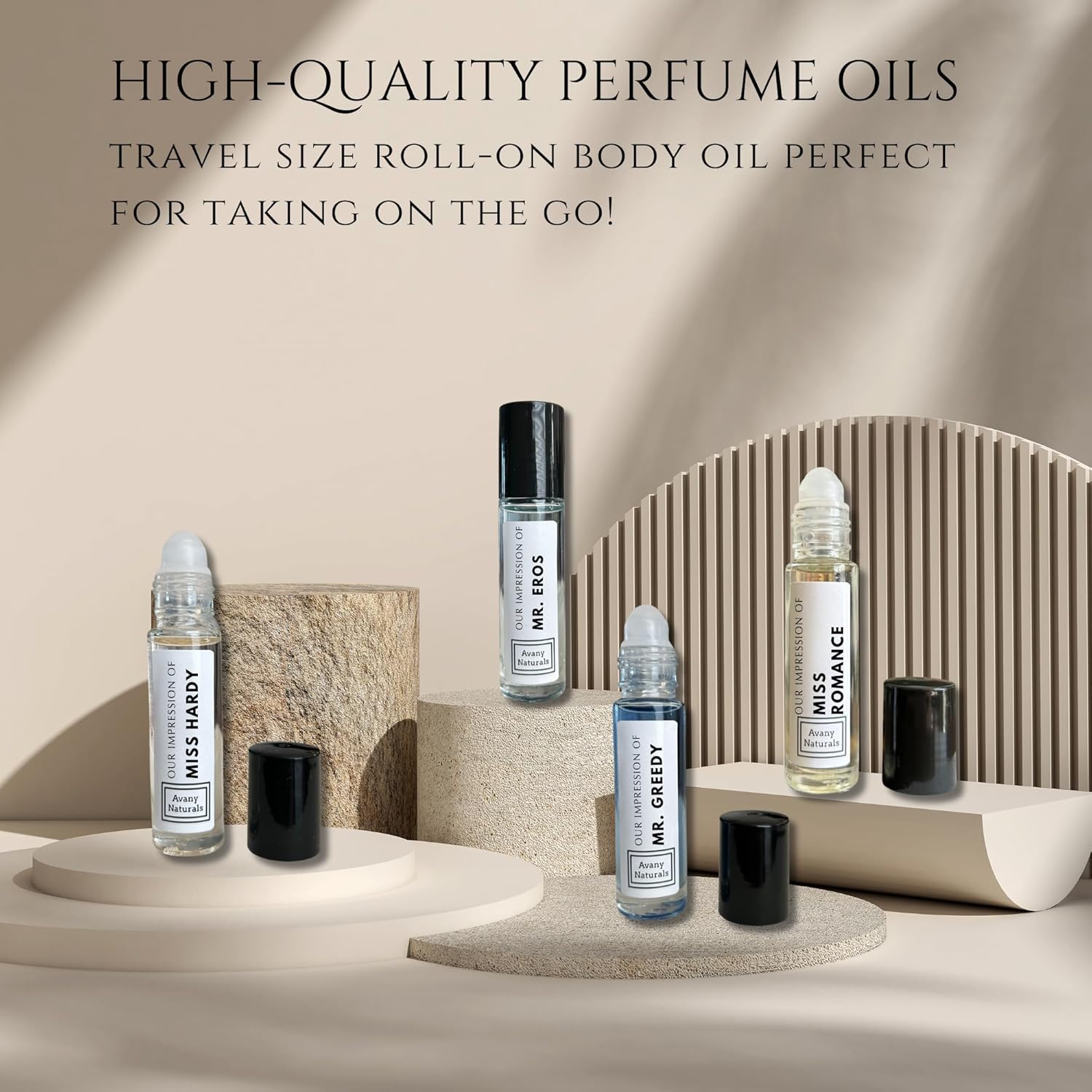 Men Body Oil Cologne - Replicant Perfume, Alt Fragrance Body Oil, Gourmand Cologne, 6 Pc (Clean Man)